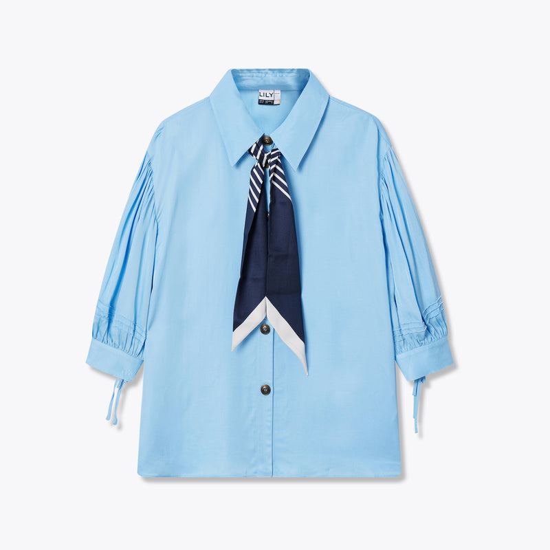 Lily - Chemise - Bleu Lac