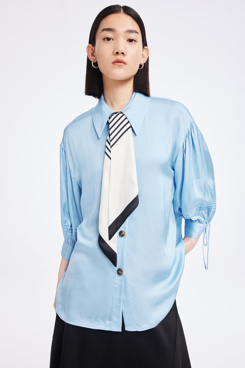 Lily - Chemise - Bleu Lac