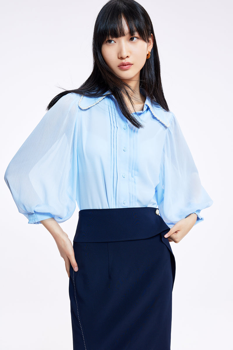 Lily - Chemise - Bleu Clair