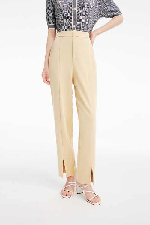 Lily - Pantalon - Jaune Crème