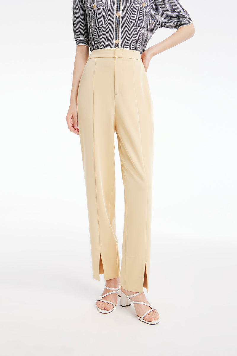 Lily - Pantalon - Jaune Crème