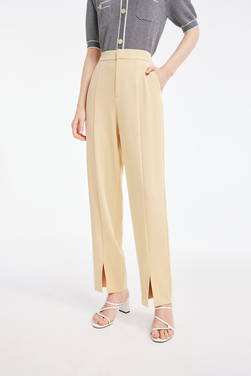 Lily - Pantalon - Jaune Crème