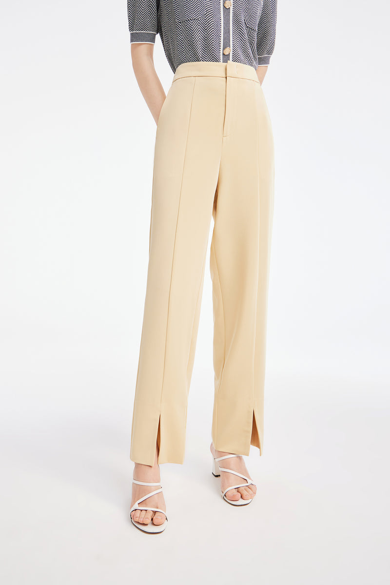 Lily - Pantalon - Jaune Crème