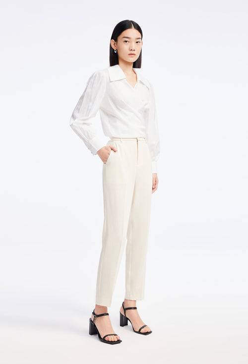 Lily - Pantalon - Blanc