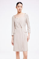 Lily - Robe - Gris Kaki