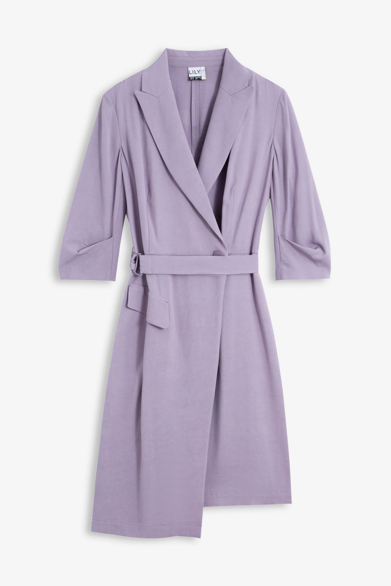 Lily - Robe - Gris Violet