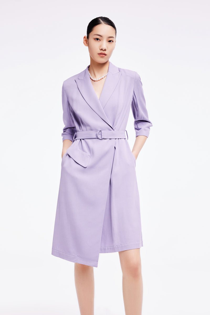 Lily - Robe - Gris Violet