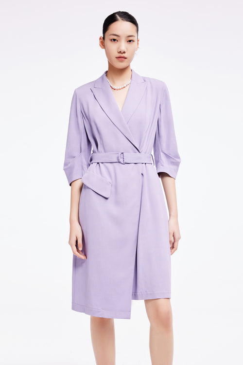 Lily - Robe - Gris Violet