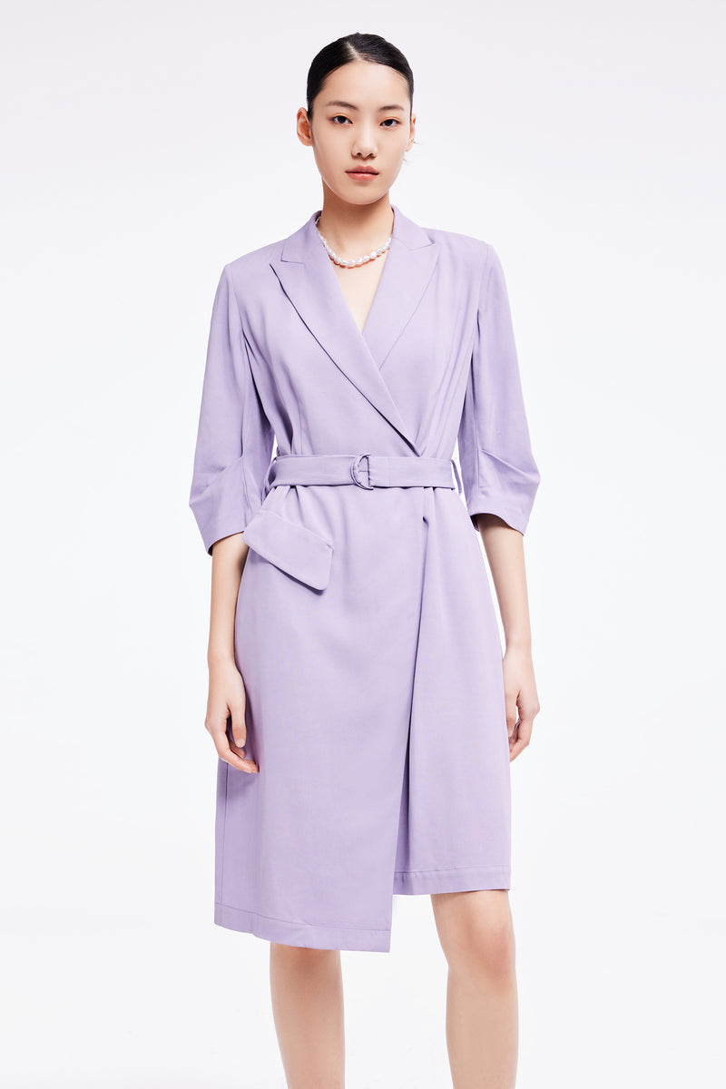 Lily - Robe - Gris Violet
