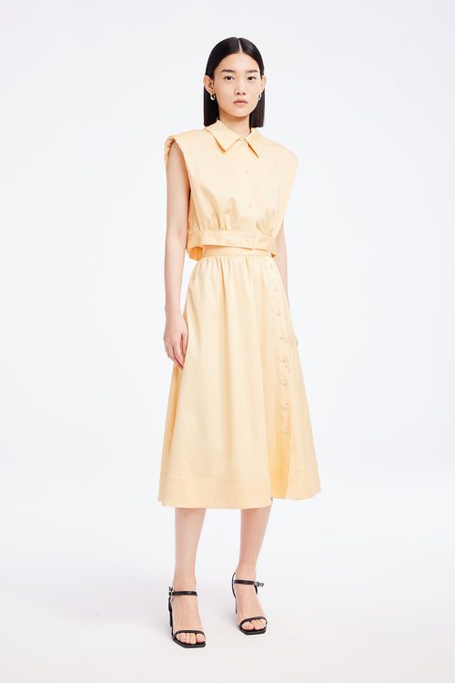 Lily - Robe - Orange Clair