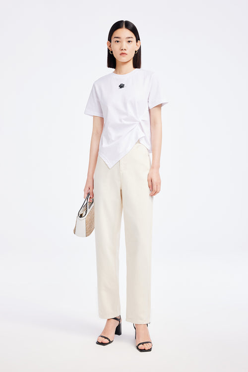 Lily - Pantalon - Blanc