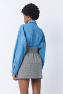 Lou Stefano skirt - geometric MULTI BLACK