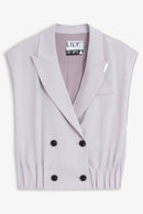 Lily - Gilet - Gris Clair Violet