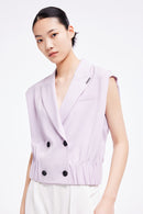 Lily - Gilet - Gris Clair Violet
