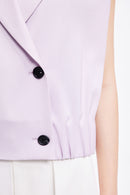 Lily - Gilet - Gris Clair Violet