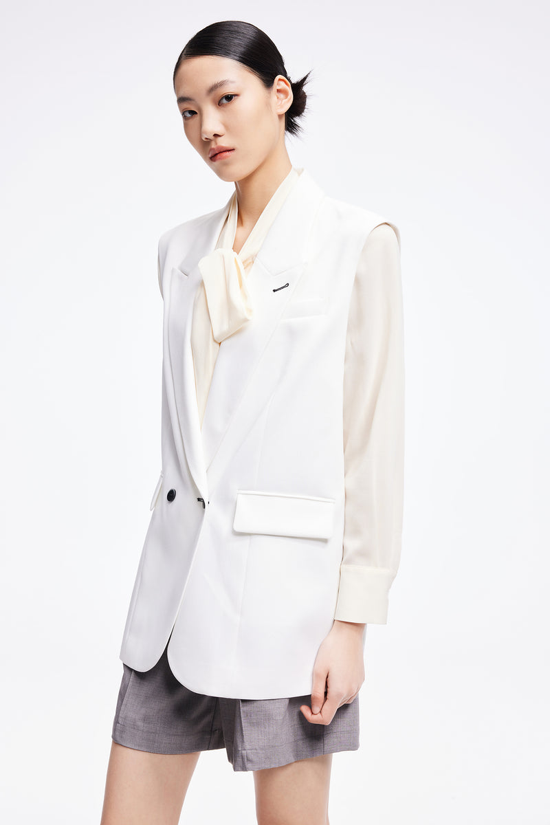 Lily - Gilet - Blanc