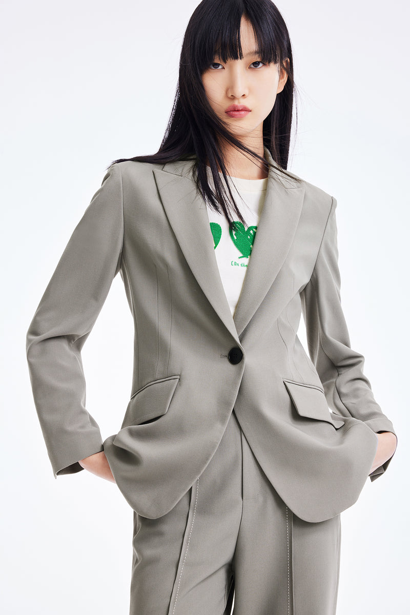 Lily - Blazer - Gris