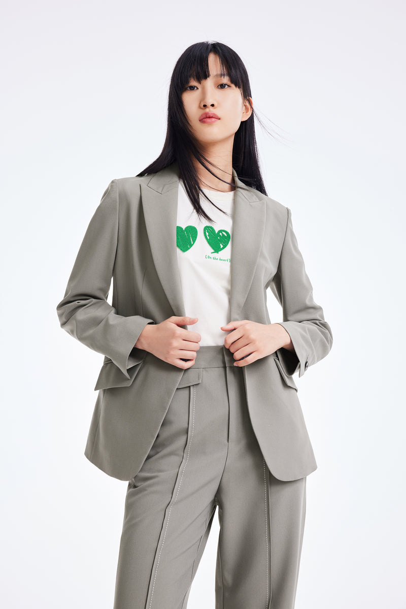 Lily - Blazer - Gris