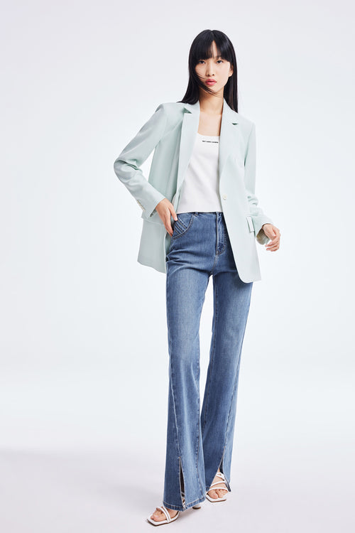 Lily - Blazer - Vert Glaçon