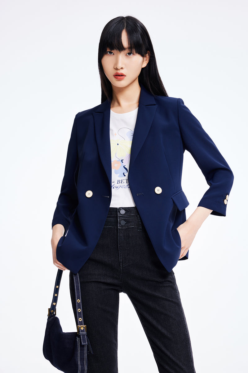 Lily - Blazer - Bleu Marine