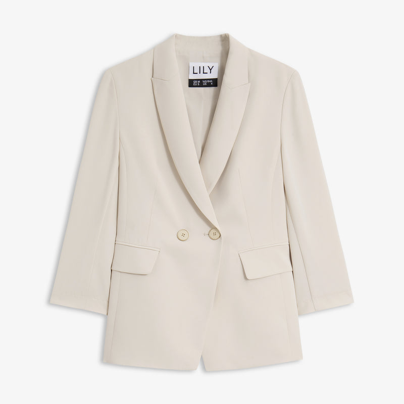 Lily - Blazer - Beige Clair Café