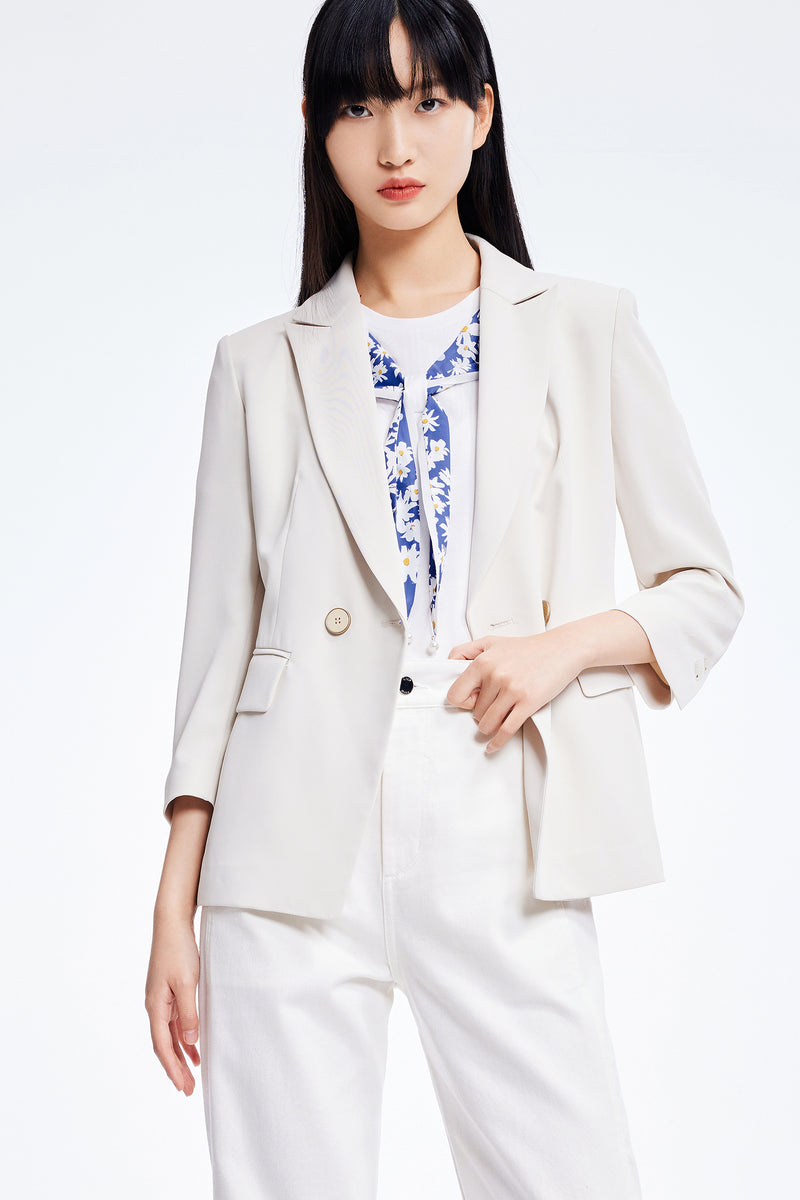 Lily - Blazer - Beige Clair Café