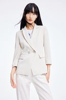Lily - Blazer - Beige Clair Café