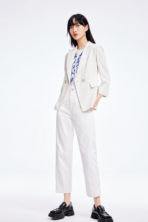 Lily - Blazer - Beige Clair Café