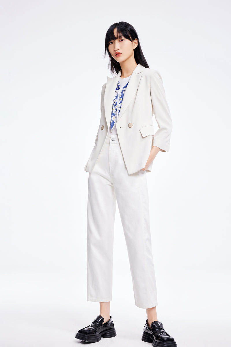 Lily - Blazer - Beige Clair Café