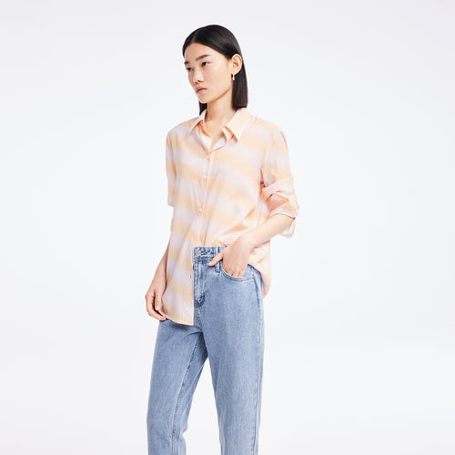 Lily - Chemise - Orange Clair