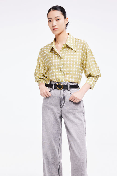 Lily - Chemise - Chartreuse