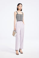 Lily - Pantalon - Gris Clair Violet
