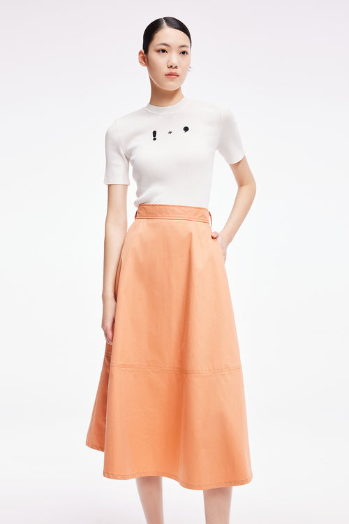 Lily - Jupe - Orange Clair