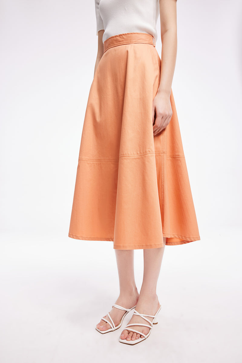 Lily - Jupe - Orange Clair