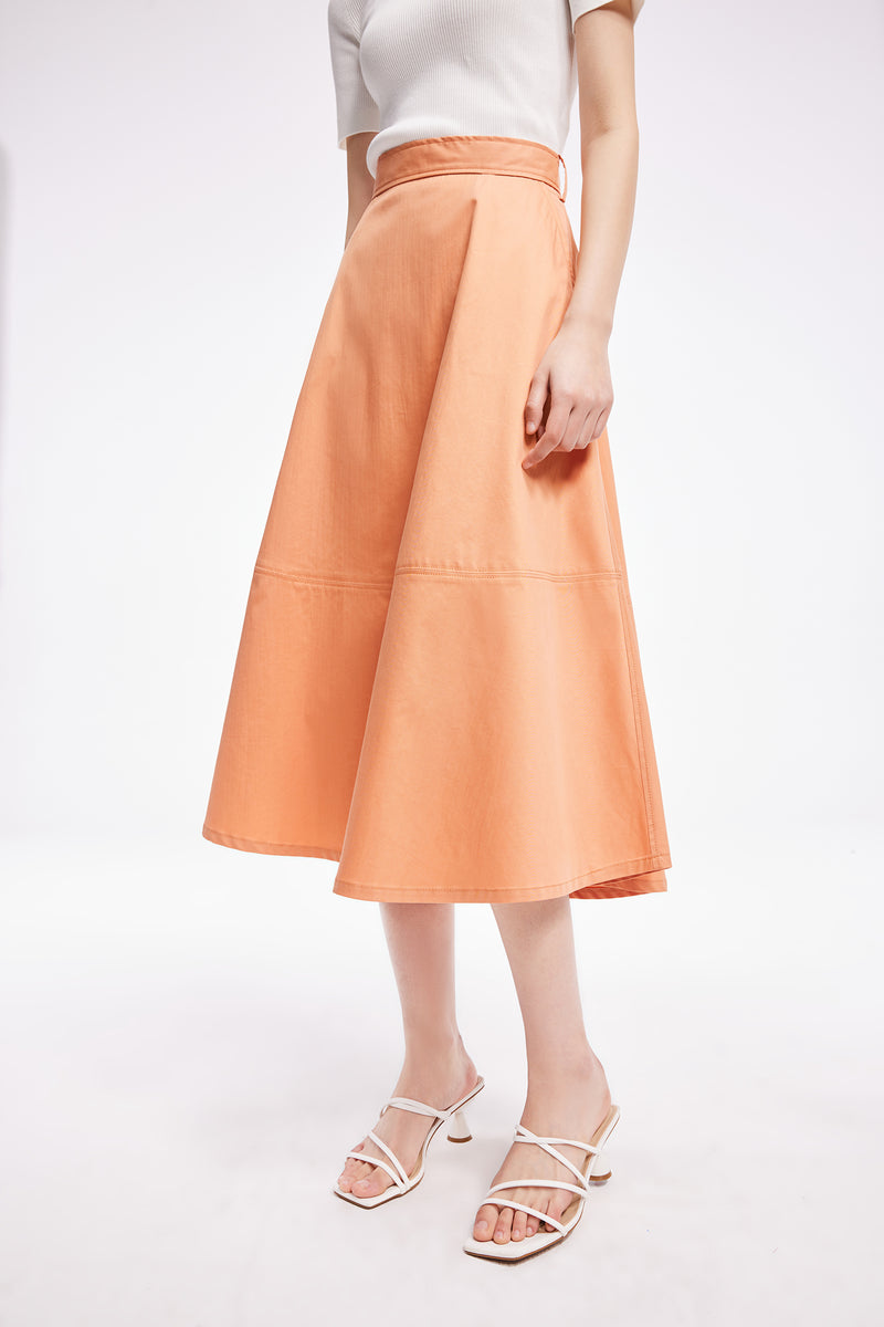 Lily - Jupe - Orange Clair