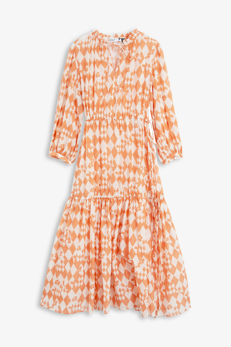 Lily - Robe - Orange