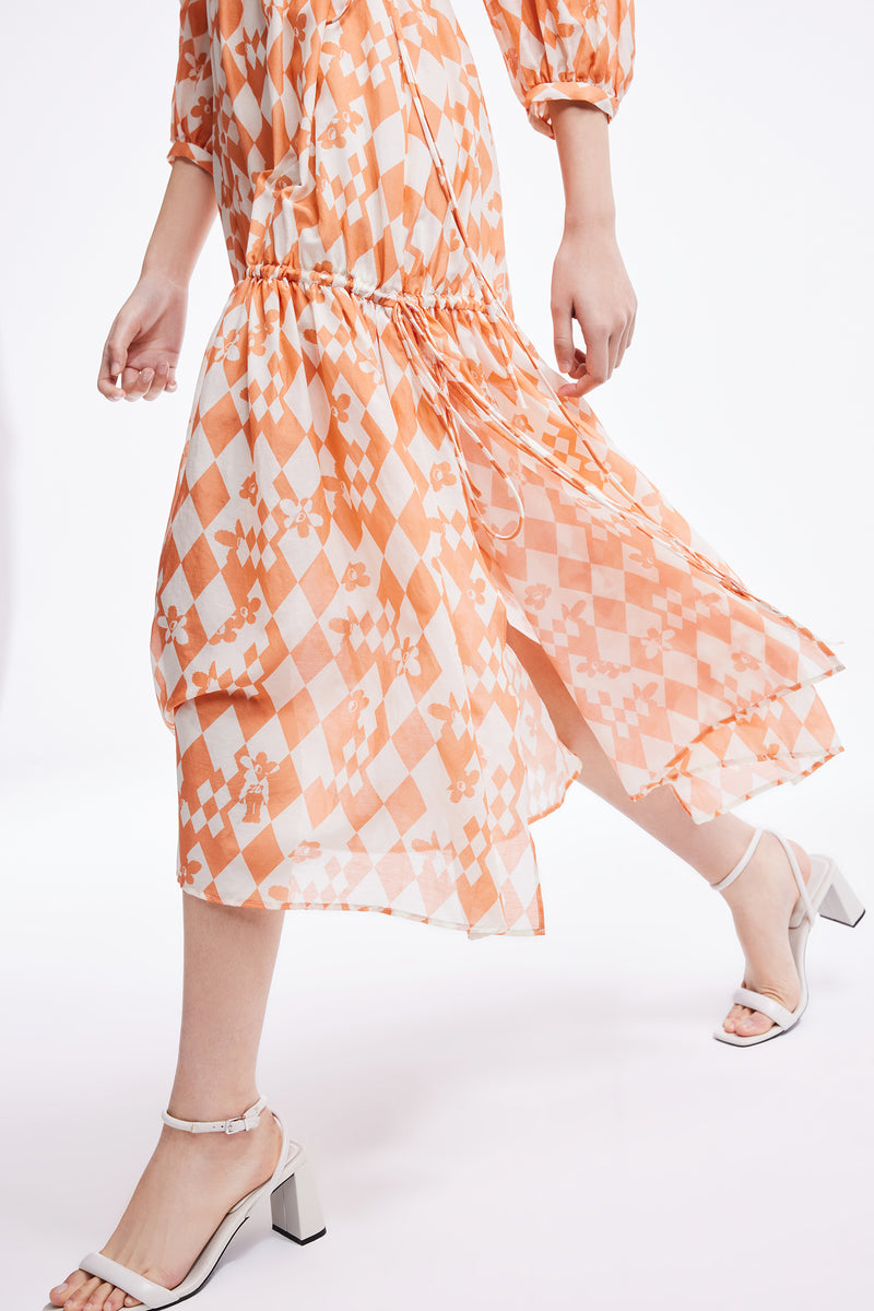 Lily - Robe - Orange