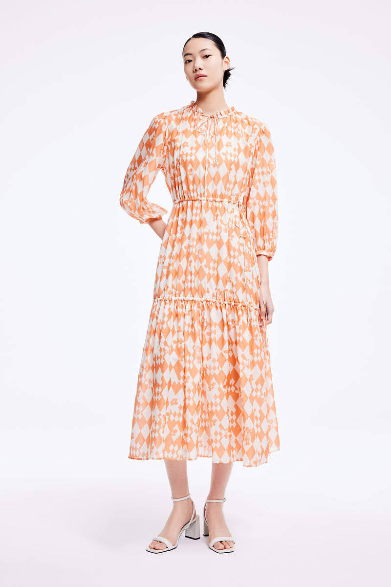Lily - Robe - Orange