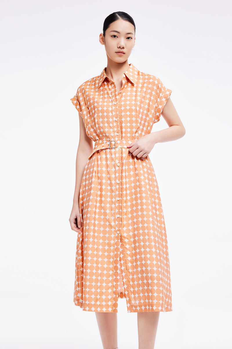 Lily - Robe - Orange Clair