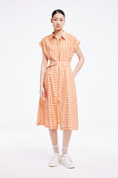 Lily - Robe - Orange Clair