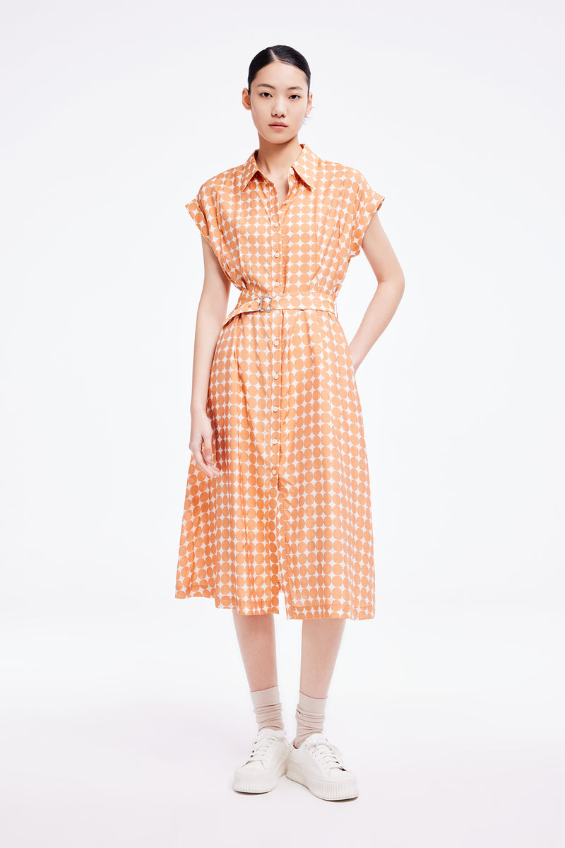 Lily - Robe - Orange Clair
