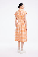 Lily - Robe - Orange Clair