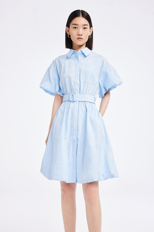 Lily - Robe - Gris Bleu