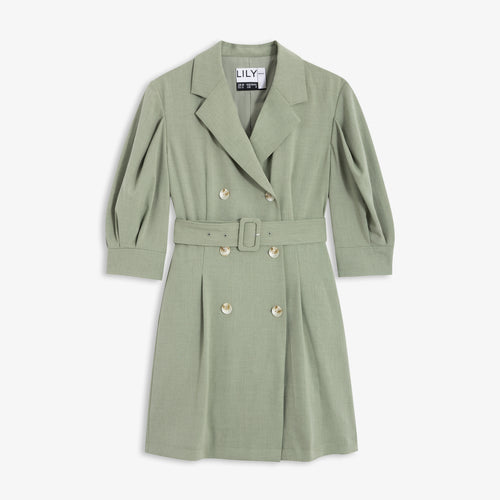 Lily - Robe - Vert Moyen