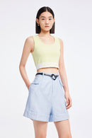 Lily - Short - Gris Bleu