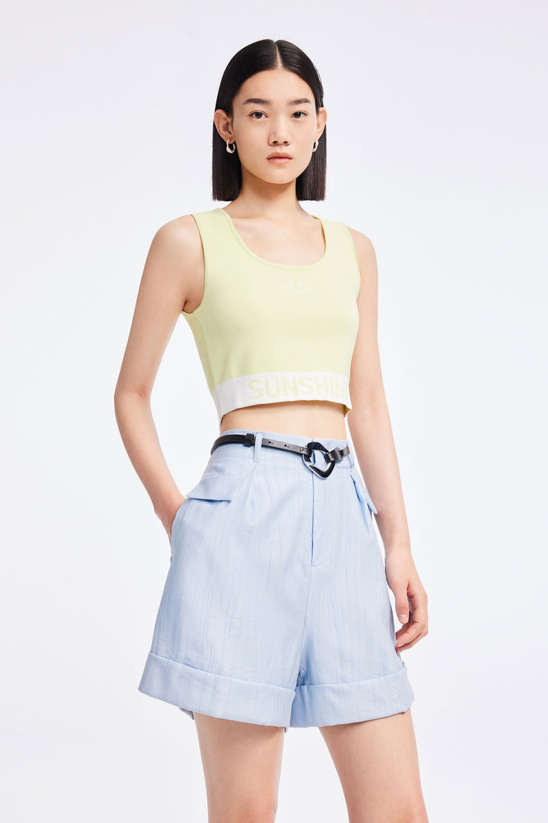 Lily - Short - Gris Bleu