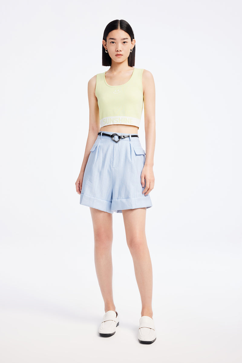 Lily - Short - Gris Bleu