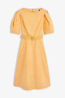 Lily - Robe - Orange Vermillon