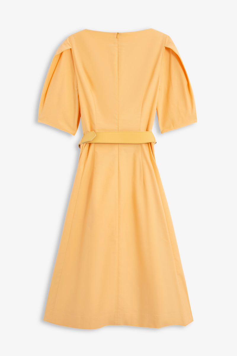 Lily - Robe - Orange Vermillon