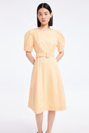 Lily - Robe - Orange Vermillon